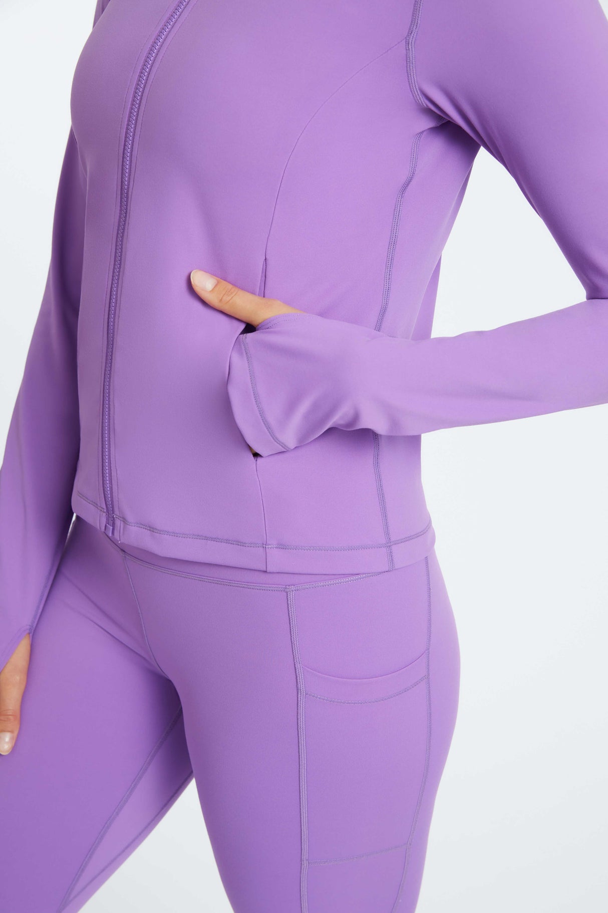 Long Sleeve Zip Front Performance Jacket