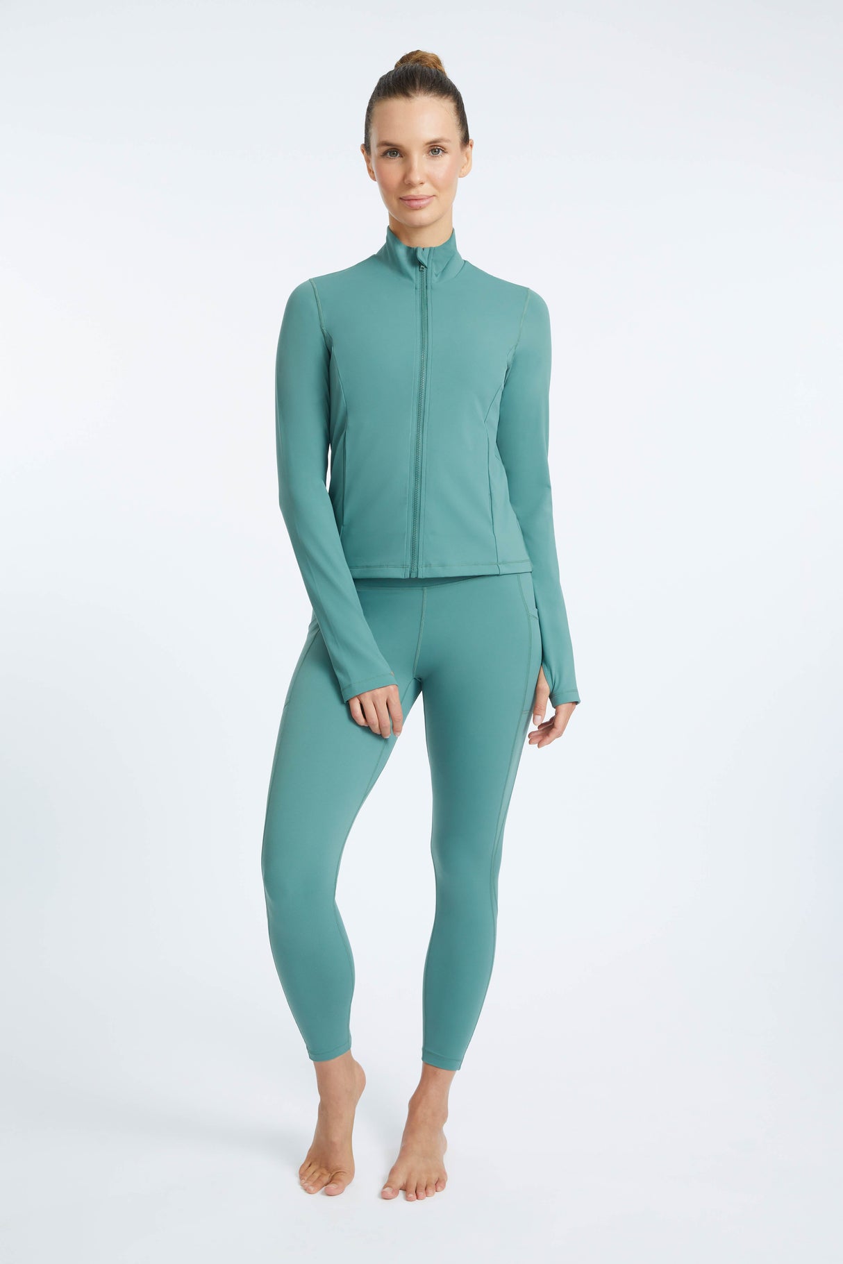 Long Sleeve Zip Front Performance Jacket