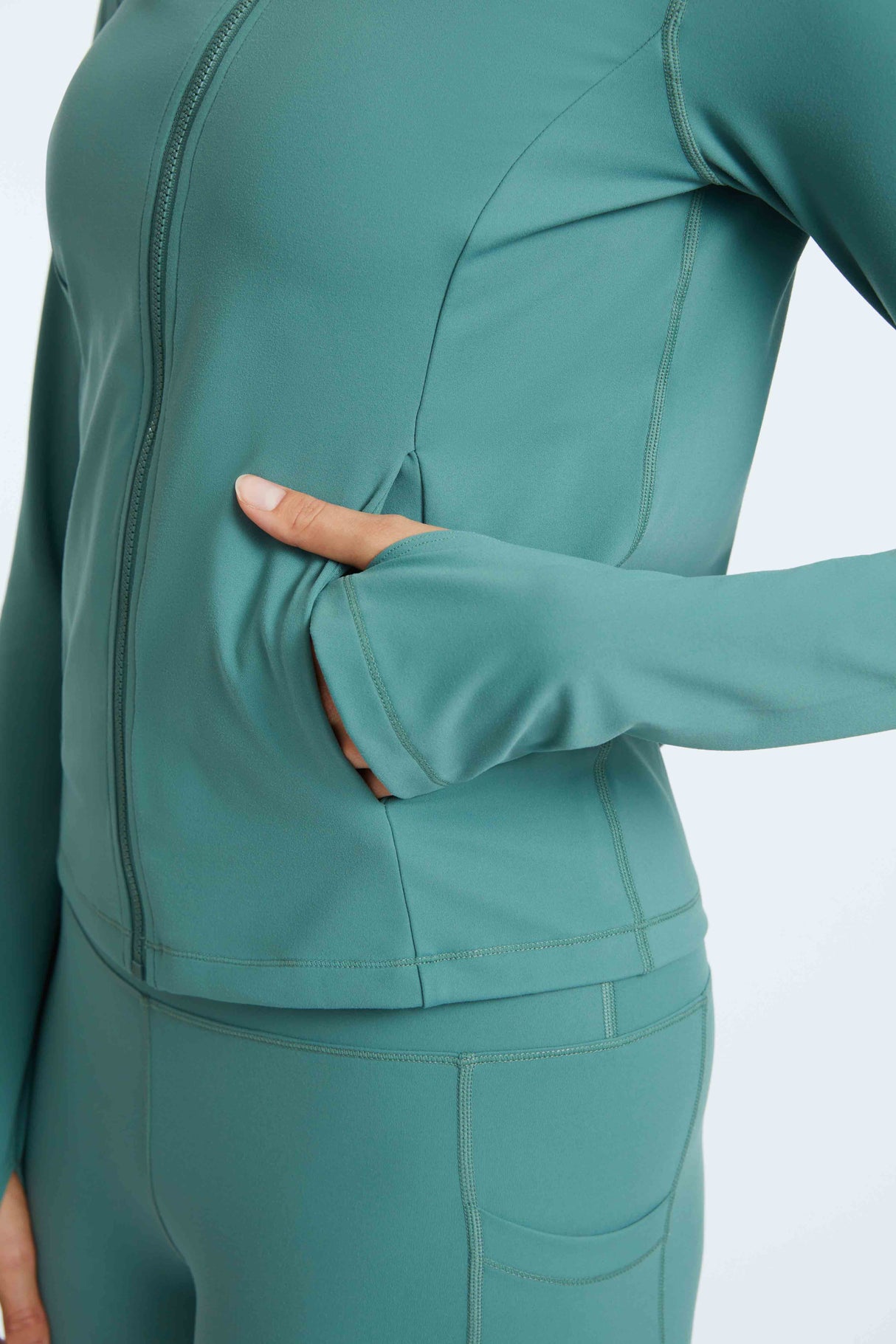 Long Sleeve Zip Front Performance Jacket