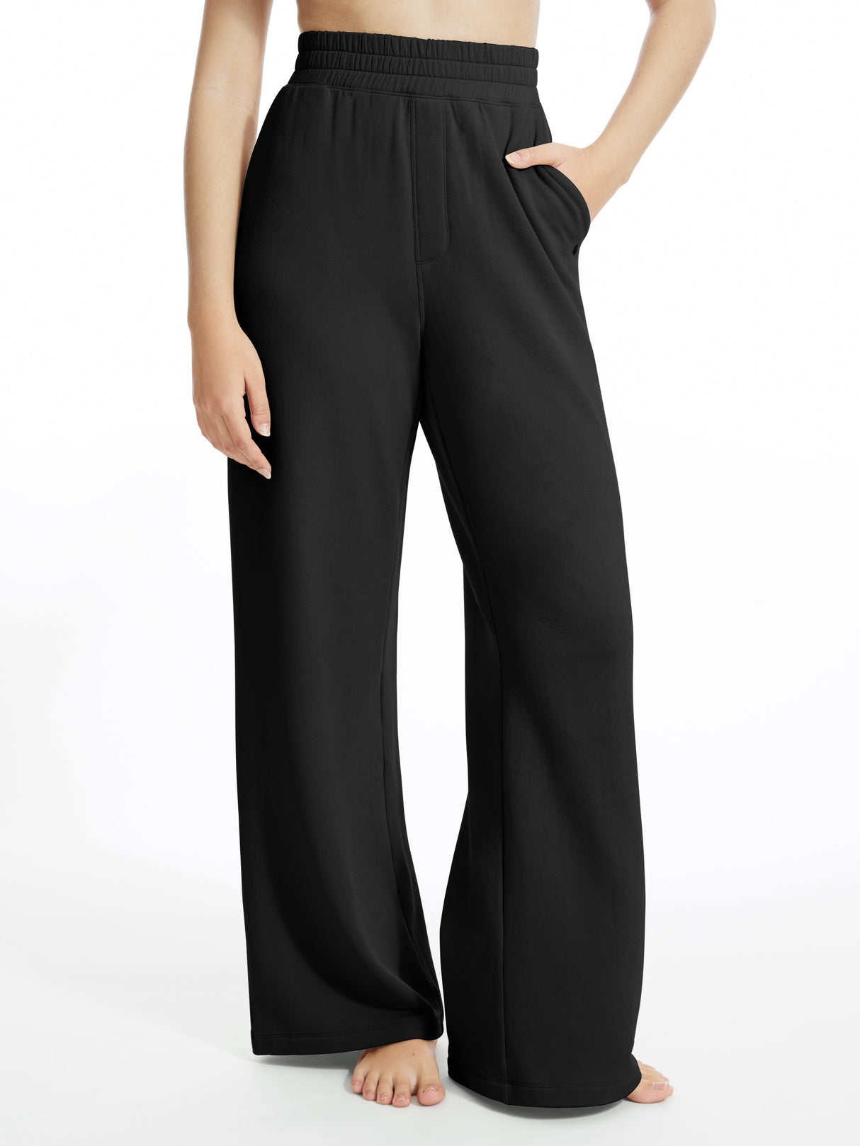 Wide Leg Fleece Pant
